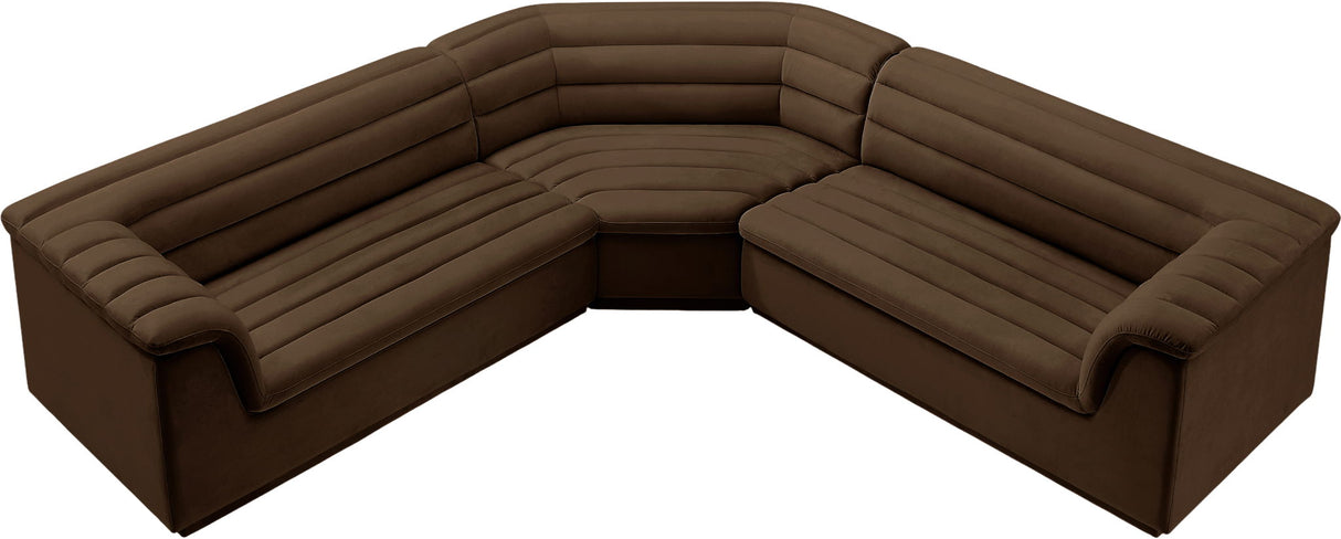 Cascade - Velvet Modular Sectional