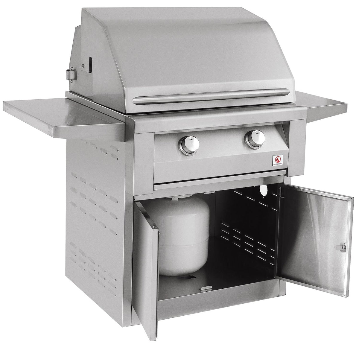 Summerset Builder 30-Inch 2-Burner Natural Gas Grill On Pedestal - SBG30-NG