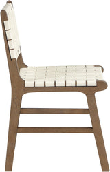Entwine - Vegan Leather Upholstered Dining Chair - Painted Brown