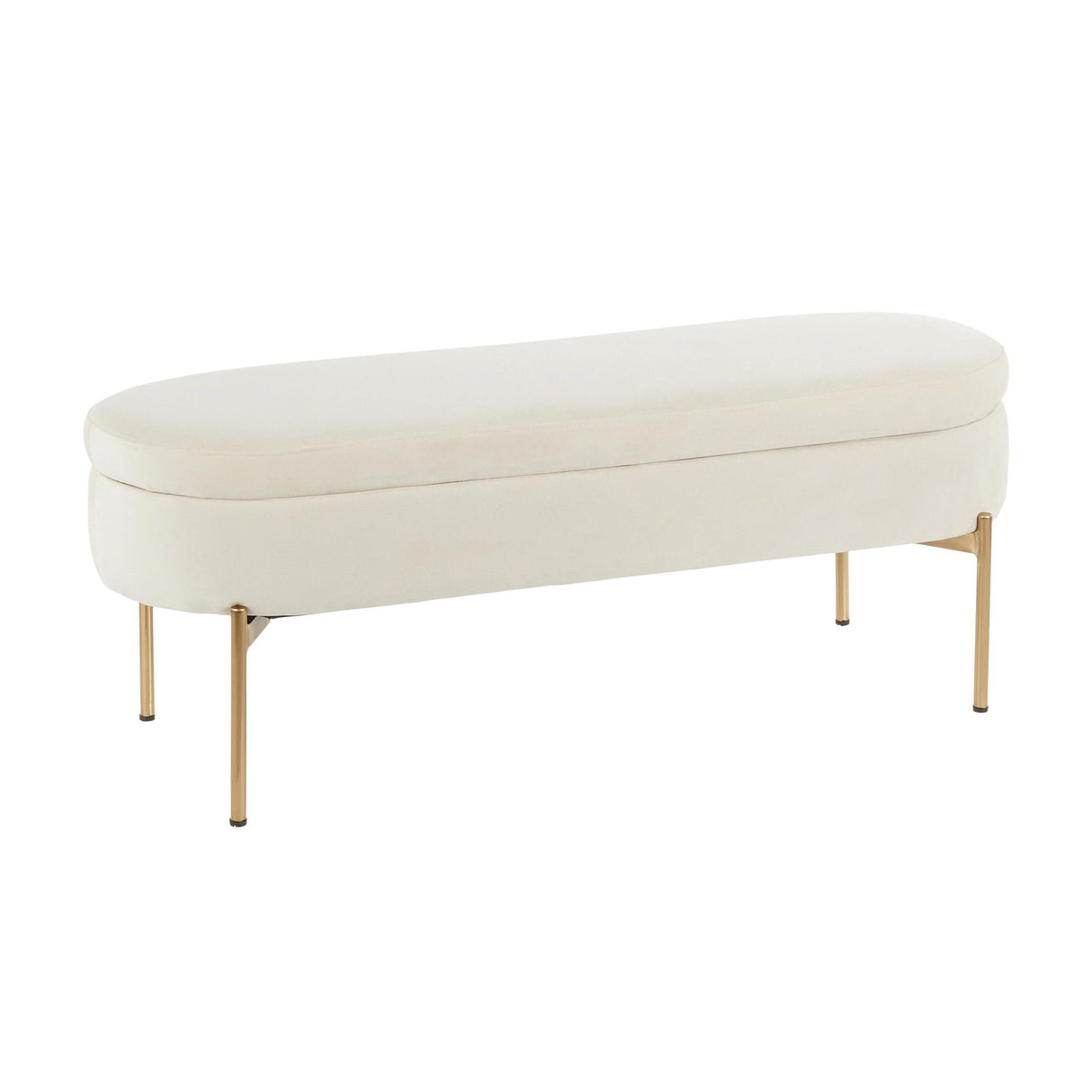 Chloe - Contemporary/Glam Storage Bench