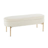 Chloe - Contemporary/Glam Storage Bench