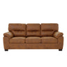 3 Seater Sofa With Padded Armrests And Triangular Leg