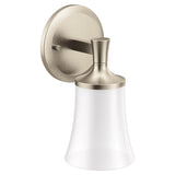 Flara Brushed nickel one globe bath light - (YB0361BN)