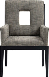 Gwendolyn - Dining Arm Chair With Black Frame