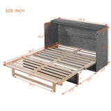 Murphy Bed With Large Drawers And Stylish Design