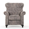 Modern Manual Push Back Recliner Chair