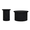 Modern Round Coffee Table And Side Table (Set of 2)