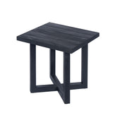 Ella - Square Side Table With Cross Stretcher Base