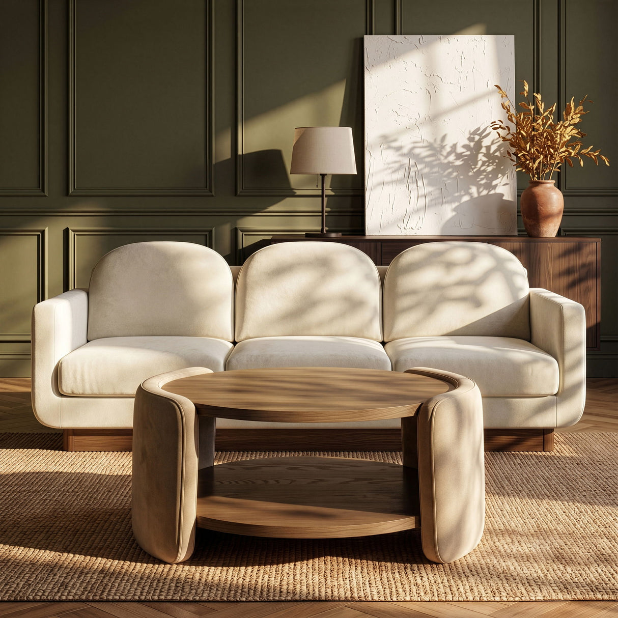 Wren - Velvet And Oak Veneer Coffee Table