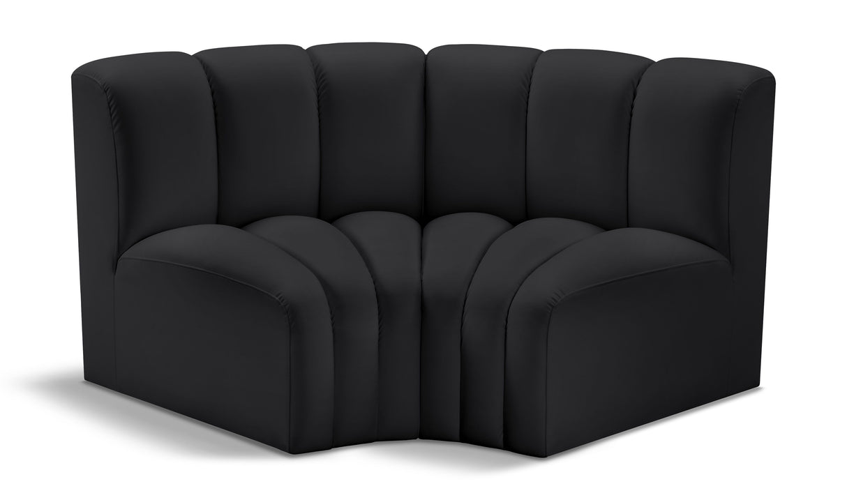 Arc - Faux Leather 2 Piece Modular Sofa