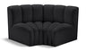 Arc - Faux Leather 2 Piece Modular Sofa