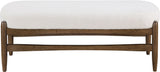 Briar - Faux Sheepskin Upholstered Bench