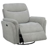 Adler - Upholstered Power Swivel Glider Recliner