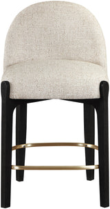 Torino - Counter Stool With Brushed Black Base