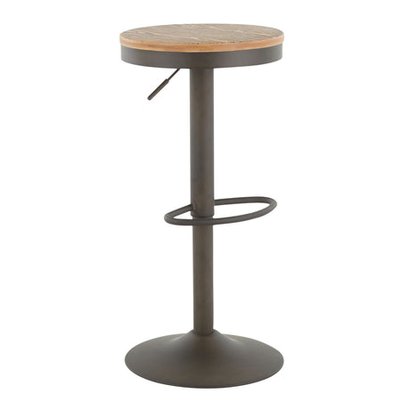 Dakota - Adjustable Barstool - Antique Metal