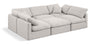 Indulge - Linen 6 Piece Modular Sectional
