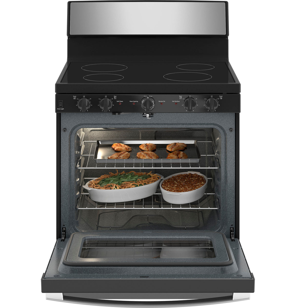 GE JB480SYSS oven interior