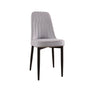 Modern Dining Chair With Cushions And Metal Legs
