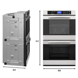 5 cu. ft. Stainless-Steel Premium Convection Double-Unit Wall Oven, KM-WO30D-SS.