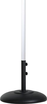 Fiji - Aluminum Patio Umbrella With Round Black And White Base