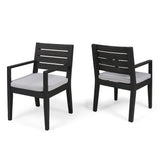Outdoor Elegant Design Dining Chair (Set of 2)