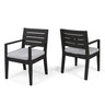 Outdoor Elegant Design Dining Chair (Set of 2)