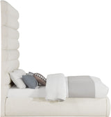 Adam - Boucle Fabric Bed With 89" Headboard