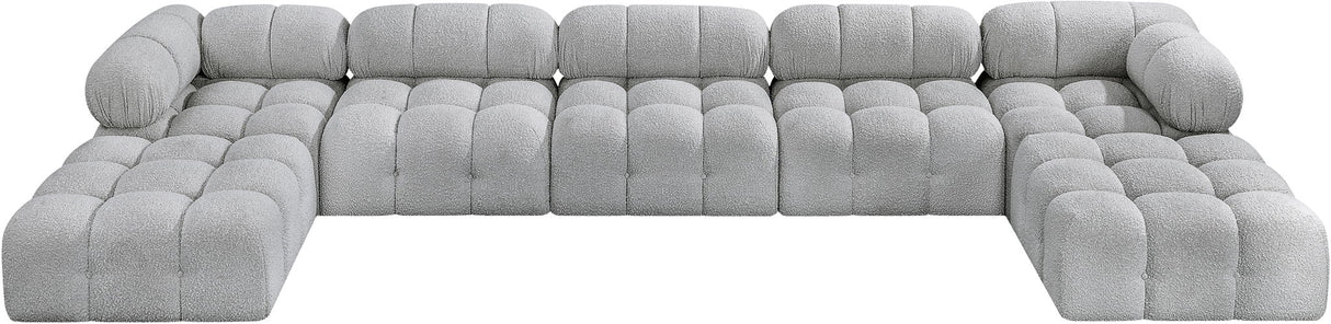 Ames - 7 Piece Fabric Modular U-Shaped Sectional