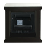 Noralie - 29" Fireplace - Mirrored & Faux Diamonds