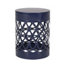 Outdoor Metal Large End Table, Modern Design