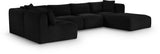 Shaggy - 6 Piece Modular U-Shaped Sectional