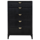 Brookmead - 5-Drawer Bedroom Chest - Black
