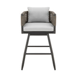 Alegria - Outdoor Patio Swivel Counter Stool Set