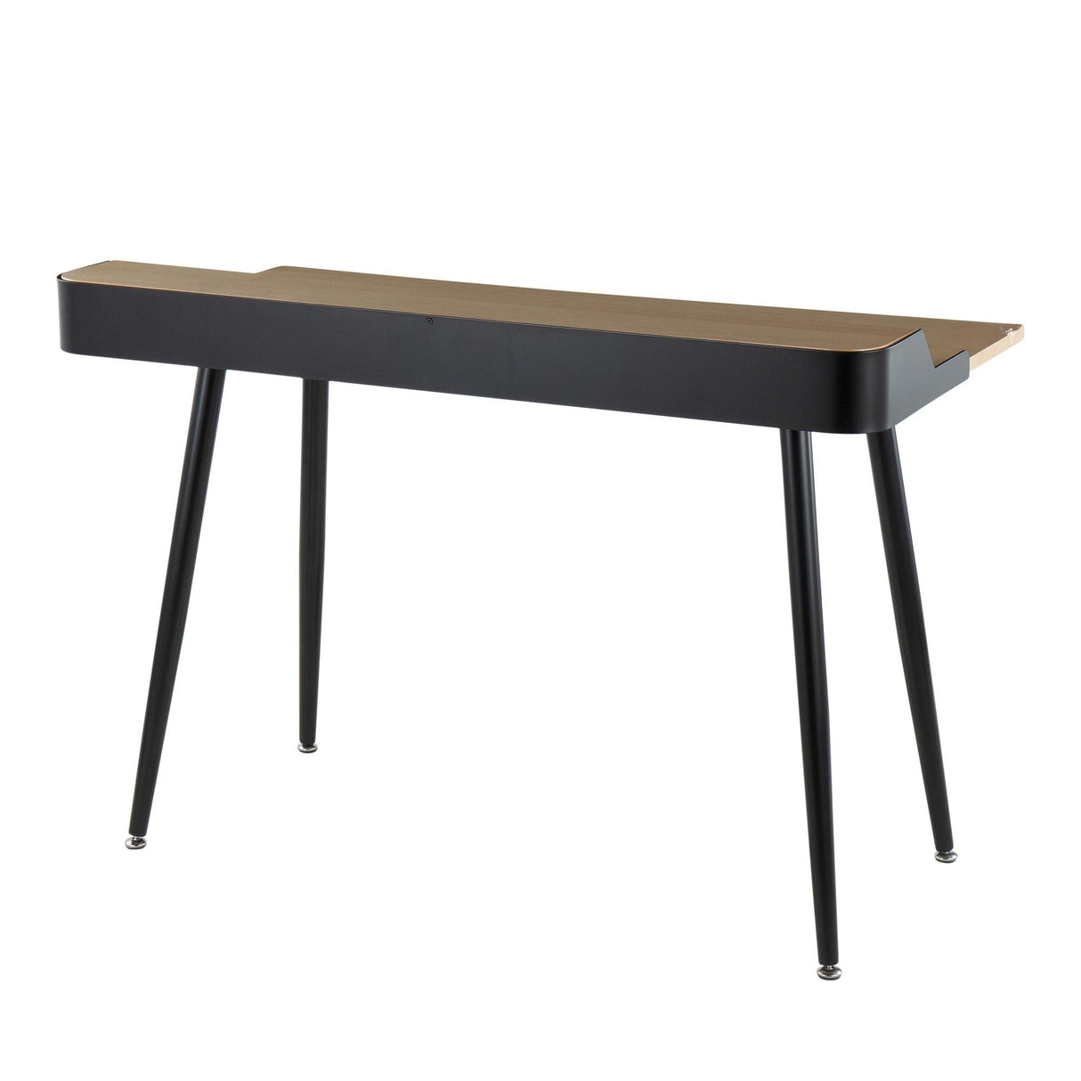 Harvey - Contemporary Desk - Black Steel