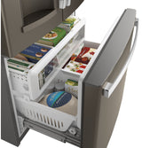 GE GFE28GMKES - 36 in. 27.7 cu. ft. French Door Refrigerator with Ice & Water Dispenser - Fingerprint Resistant Slate