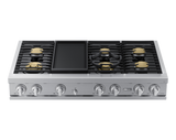 Dacor DTT48T963GS 48 Inch Gas Rangetop griddle detail