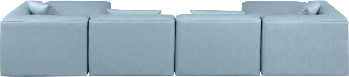 Cube - 6 Piece Modular Double Chaise Sectional