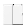 Frameless Sliding Shower Door With Soft- Close, 3 / 8" Tempered Glass