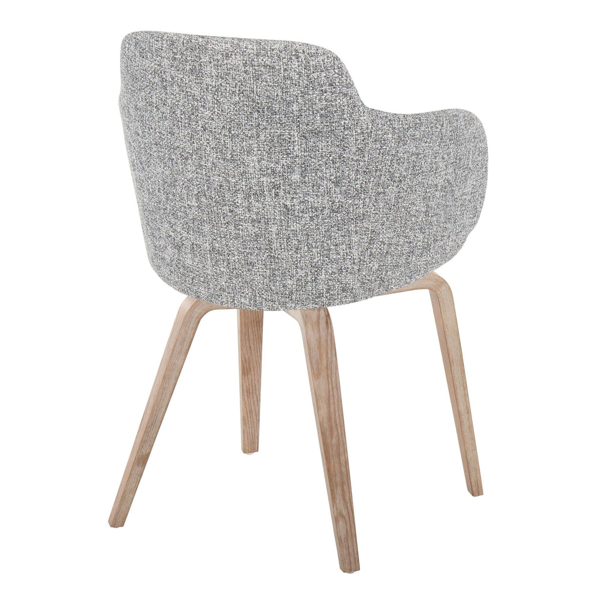 Boyne - Contemporary Dining / Accent Chair (Set of 2) - Whitewashed Wood Legs