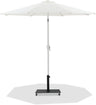 Fiji - Aluminum Patio Umbrella With Square Black And White Base