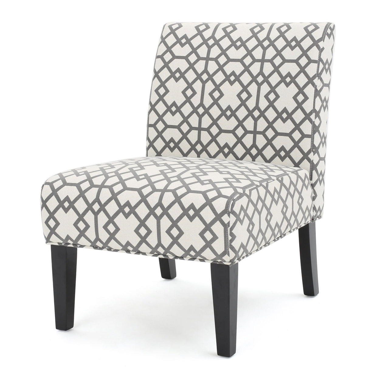 Contemporary Accent Chair With Plush Upholstery