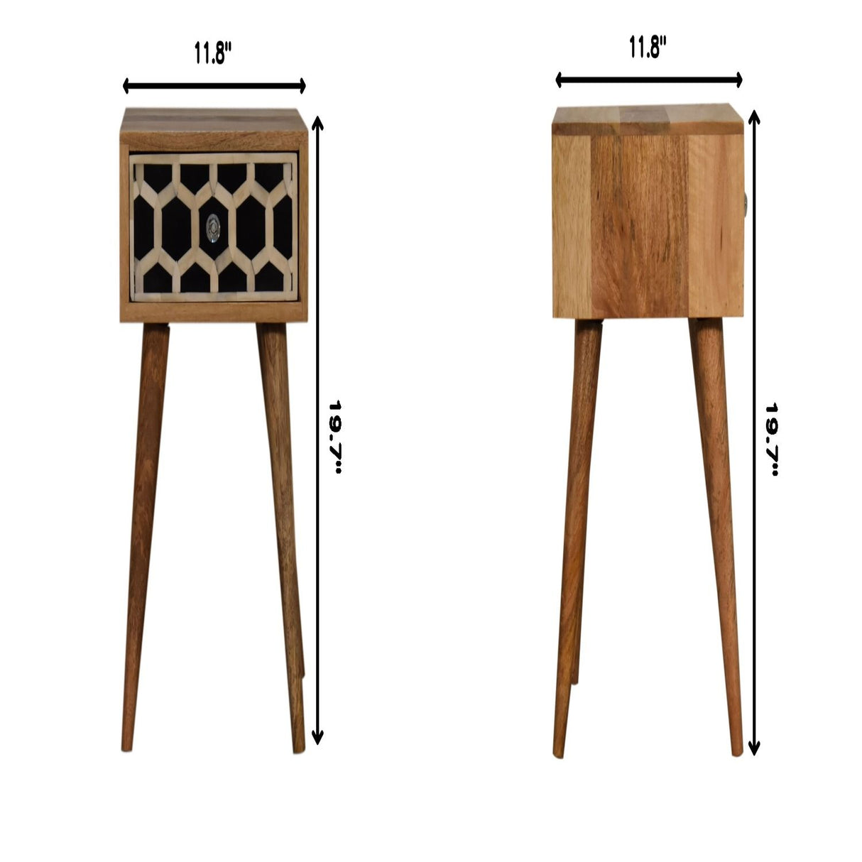 Inlay - Bone Inlay Drawer Nightstand