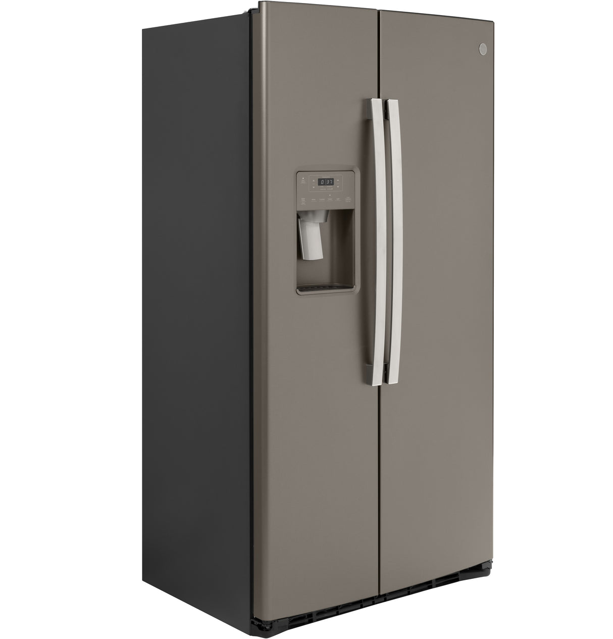 GE GZS22IMNES - 36 in. 21.8 cu. ft. Counter Depth Side by Side Refrigerator with Ice & Water Dispenser - Fingerprint Resistant Slate