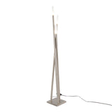 Icicle - Floor Lamp - Brushed Nickel
