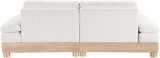Turin - Chenille Fabric Upholstered Modular Sectional - White