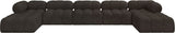 Ames - 7 Piece Fabric Modular U-Shaped Sectional
