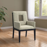 Gwendolyn - Dining Arm Chair With Black Frame