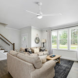 52" Ceiling Fan With Dimmable LED Light, 6 Speed DC Motor, 3 Blades