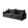 King Pull Out Sofa Bed, 3-In-1 Convertible Bed With 3 Pillows