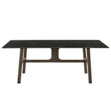 Destin - Dining Table - Sintered Stone & Walnut